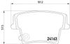 Фото колодки дисковые задние!\ Chrysler 300C 2.7/3.5/5.7/6.1 V8 04> Textar 2416301 Textar