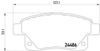 Фото Комплект тормозных колодок задн. , FORD TRANSIT, TRANSIT TOURNEO 2.2D/2.4D/3.2D 04.06-12.14 Textar 2448601 Textar