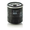 Фото W68/3 Фильтр масляный MANN W68/1 (W-814/81) Mann+Hummel W683 Mann+Hummel