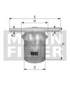 Фото Фильтр топливный MANN WK 42/6 *** Mann+Hummel WK426 Mann+Hummel