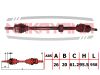 Фото Вал приводной, передний правый TOYOTA AVENSIS (ZRT27, ADT27) 1.6, 1.8 Nakayama ND1203NY Nakayama