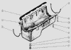 Фото Картер масляный Д-245,сливное отверстие сбоку,алюм. 245-1009015 ММЗ Ммз 2451009015 Ммз