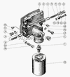 Фото Штуцер корпуса масляного фильтра нового образца Ммз 2451017012 Ммз