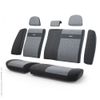 Фото Чехлы на сиденья, велюр  (13 предм., 3 подгол., 8 молний, 8 торцев. клапанов, задний ряд) ТРАНСФОРМЕРЫ AUTOPROFI TRS-002 BK/D.GY Autoprofi TRS002BKDGY Autoprofi