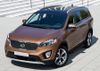 Фото Порог-площадка Black A180ALB + комплект крепежа Kia Sorento Prime 2015- Rival A180ALB28033 Rival