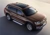 Фото Порог-площадка "Silver" F193AL + комплект крепежа Volkswagen Teramont 2018-2025 Rival F193AL58051 Rival