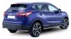 Фото защита заднего бампера уголки + комплект крепежа RIVAL NISSAN Qashqai Rival R4118004 Rival