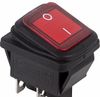 Фото Электрический разъём NORD YADAКлавиша 250V 15А красная с подсветкой (4конт) ON-OFF ВЛАГОЗАЩИТА TM Nord YADA Nord YADA 905941 Nord YADA