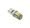 Фото Лампа без цок.24V средняя ДИОДНАЯ белая 10SMD  SIZE 7020 W5W 10 диодов  24V T10 Nord YADA 907091 Nord YADA