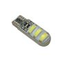Фото Лампа без цок. 24V ДИОДНАЯ (6 диодов) СИЛИКОН (3+3) белая 5W 6smd canbus size 5730 w5w t10 base w2.1*9.5d Nord YADA 907094 Nord YADA