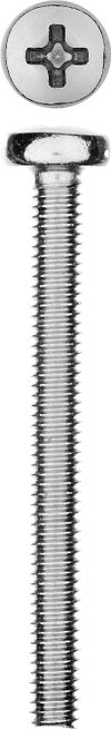 Фото ЗУБР  DIN 7985, кл. пр. 4.8, M4 х 40 мм, цинк, 9 шт, винт с полусферической головкой (303156-04-040) Зубр 30315604040 Зубр