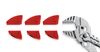 Фото KRAFTOOL Vise-Wrench сменные защитные накладки на губки, для клещей 300 мм, набор из 3-х пар (22069-S3) Kraftool 22069S3 Kraftool