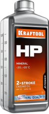 Фото Минеральное масло для 2-тактных двигателей , HP, 1л, Kraftool Kraftool 415001 Kraftool