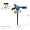 Фото GRINDA RR-P, 75 м, 2 полив, 3 сопла, на пике, ударопрочный пластик, круговой распылитель, PROLine (4 Grinda 40341Z03 Grinda