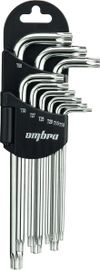 Фото Набор Г-образных звездочек TORX Т10-50 (9 предметов) OMBRA OMBRA 953009 OMBRA