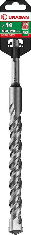 Фото URAGAN 14 х 210 мм, SDS-plus бур (29311-210-14) Uragan 2931121014 Uragan