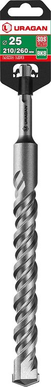 Фото URAGAN 25 х 260 мм, SDS-plus бур (29311-260-25) Uragan 2931126025 Uragan