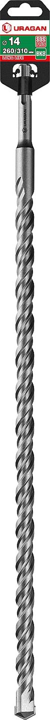 Фото URAGAN 14 х 310 мм, SDS-plus бур (29311-310-14) Uragan 2931131014 Uragan