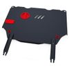 Фото Защита картера + КПП + крепеж, АвтоБРОНЯ, Сталь, Great Wall Hover M2 2010-2014, V - 1.5; МКПП; передний привод/Great Wall Hover M4 2013-2015, V - 1.5; АвтоБроня 111020111 АвтоБроня