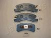 Фото Колодки тормозные дисковые передние (комплект) Japanparts PA-609AF Japanparts PA609AF Japanparts