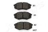 Фото PA-H17AF  Колодки тормозные дисковые передн Kia Venga, Hyundai ix20 1. Japanparts PAH17AF Japanparts