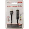 Фото Кабель для зарядки PLUS II 2 в 1, Micro USB+Lightning "AutoStandart" AutoStandart 104422 AutoStandart