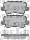 Фото Колодки тормозные дисковые задн HONDA: CIVIC VII 06-, CIVIC VII Hatchback 06- Lpr 05P1273 Lpr