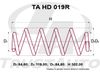 Фото ѕружина подвески усиленна¤ (TA)  TA HD 019R HONDA FREED GB3 (08-16)/ FREED SPIKE GB3 (10-16) TrustAuto TAHD019R TrustAuto