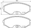 Фото КОЛОДКИ ТОРМОЗНЫЕ ДИСКОВЫЕ NISSAN MAXIMA / MAXIMA QX V (A33) 2000-2003 Nisshinbo NP2035 Nisshinbo