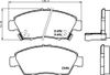 Фото КОЛОДКИ ТОРМОЗНЫЕ ДИСКОВЫЕ HONDA CIVIC VII Hatchba Nisshinbo NP8005 Nisshinbo