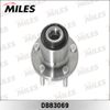 Фото Ступица с подшипником передняя +ABS, S40 II/C30/C70 04-. Miles DB83069 Miles