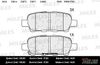 Фото Колодки тормозные дисковые задние NISSAN X-TRAIL/Q Miles E110008 Miles