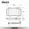 Фото Колодки тормозные MERCEDES-BENZ W163 98>05/W220 98>05/W129 передние Miles E400318 Miles