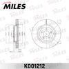 Фото Диск тормозной CHRYSLER 300C 04- пер. D 345мм. Miles K001212 Miles