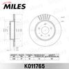 Фото Диск тормозной задний nissan xtrail (t32) d 292мм. Miles K011765 Miles