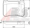 Фото Колодки тормозные SUBARU LEGACY IV 03-, LEGACY IV универсал 03-, TRIBECA 05- Abs 37506 Abs