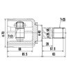 Фото ШРУС NISSAN NOTE E11 05-внутр. Zikmar Z87602R Zikmar