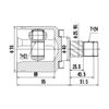 Фото ШРУС ШРУС ВНУТРЕННИЙ NISSAN ALMERA N16 (00--06) Zikmar Z87624R Zikmar