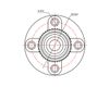Фото Ступица колеса RENAULT BLUEBIRD SYLPHY FG10/QG10/TG10 00-05 Zikmar Z89107R Zikmar
