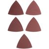Фото Листы шлифовальные треугольные на тканевой основе, 80 мм, набор 5 шт. FiT 37953 FiT