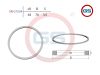 Фото Резиновое кольцо квадратного сечения 3.5*63*70 GS SR07004 GS