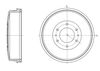 Фото Барабан тормозной G-brake GD-06827 G-Brake GD06827 G-Brake