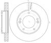 Фото Диск тормозной вентилируемый   20428 G-Brake GR20428 G-Brake