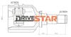 Фото шрус внутренний 23x34x23 23x34x23 toyota avensis a Drivestar ICJT0001F Drivestar