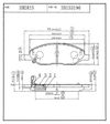 Фото КОЛОДКИ ТОРМОЗНЫЕ ПЕРЕДНИЕ К-Т NISSAN NOTE (E11, NE11) -12, TIIDA (SC11, C11) -1 Iberis IB153196 Iberis