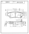 Фото Колодки тормозные ПЕРЕДНИЕ К-Т SUZUKI GRAND VITARA I (FT, HT) -06, GRAND VITARA II (JT, TE, TD) -15 Iberis IB153218 Iberis