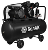 Фото Компрессор воздушный поршневой масляный для гаража 100л 490 л/мин 2200Вт, 10 бар БелАК BAK99200 БелАК