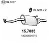 Фото Глушитель задняя часть HONDA Civic 1.5/1.6 91-01 Asso 157033 Asso