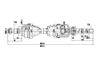 Фото Полуось привода колеса Citoen C5, Peugeot 407 1.8, 2.0, 1.6HDi 04-. Dynamatrix-Korea DDS210265 Dynamatrix-Korea
