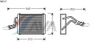 Фото Радиатор отопителя салона FORD TRANSIT 00-06, TRANSIT CONNECT 02-, Ava FD6317 Ava